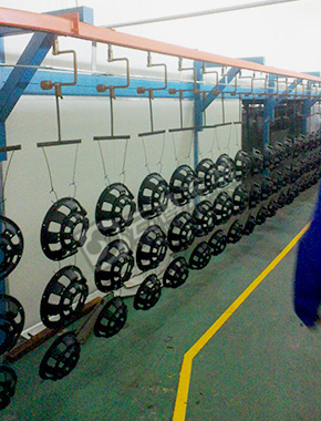 Appliance coating production line